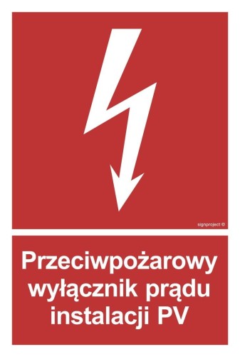 BC145 Przeciwpożarowy wyłącznik prądu instalacji PV