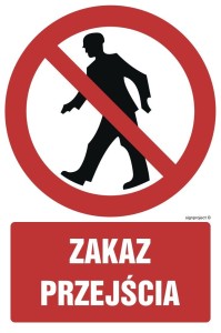 GC002 Zakaz przejścia