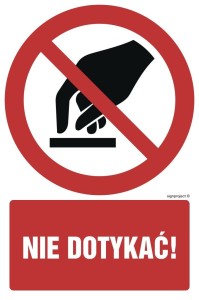 GC014 Nie dotykać