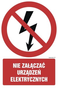 GC019 Nie załączać urządzeń elektrycznych