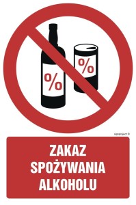 GC031 Zakaz spożywania alkoholu