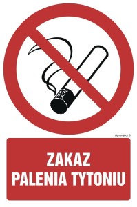 GC036 Zakaz palenia tytoniu