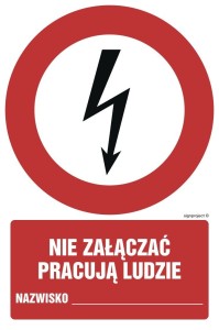 GC045 Nie załączać pracują ludzie Nazwisko ...
