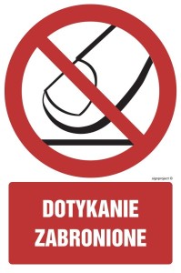 GC050 Dotykanie zabronione