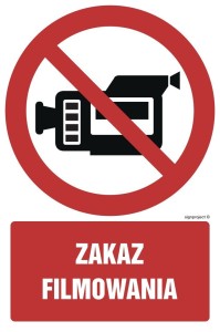 GC053 Zakaz filmowania