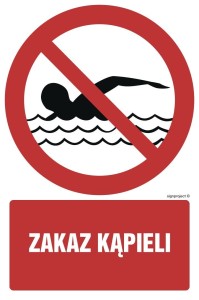 GC055 Zakaz kąpieli
