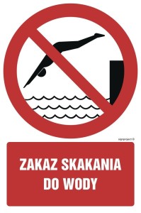 GC060 Zakaz skakania do wody