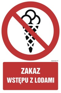 GC067 Zakaz wstępu z lodami