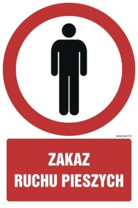 GC083 Zakaz ruchu pieszych
