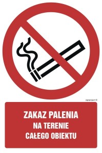 GC086 Zakaz palenia na terenie całego obiektu