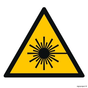 GD004 Ostrzeżenie przed wiązką laserową