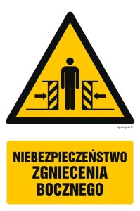 GF031 Niebezpieczeństwo zgniecenia bocznego