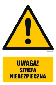 GF049 Uwaga strefa niebezpieczna