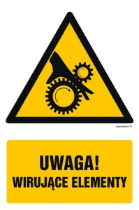 GF056 Uwaga wirujące elementy