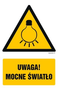 GF057 Uwaga mocne światło