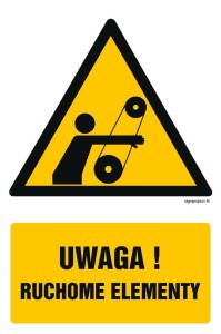 GF060 Uwaga! Ruchome elementy