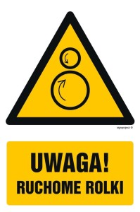GF078 Uwaga! Ruchome rolki