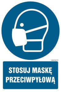 GL018 Stosuj maskę przeciwpyłową