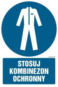 GL020 Stosuj kombinezon ochronny