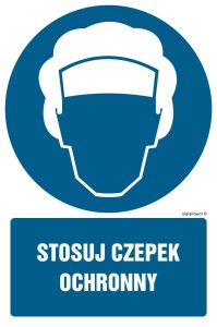 GL025 Stosuj czepek ochronny