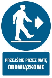 GL033 Przejście przez matę obowiązkowe