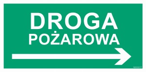 AC078 Droga pożarowa w prawo