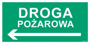 AC077 Droga pożarowa w lewo