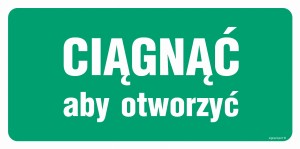 AC031 Ciągnąć aby otworzyć