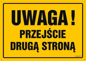 OA003 Uwaga! Przejście drugą stroną