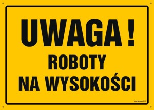 OA004 Uwaga! Roboty na wysokości