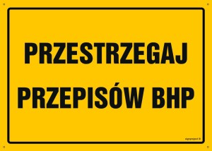 OA035 Przestrzegaj przepisów BHP