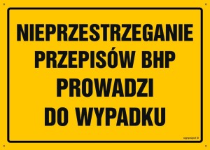 OA039 Nieprzestrzeganie przepisów BHP prowadzi do wypadku