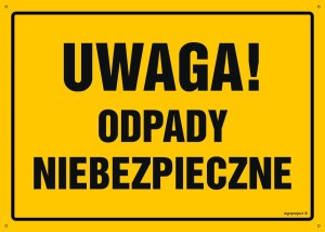 OA094 Uwaga! Odpady niebezpieczne