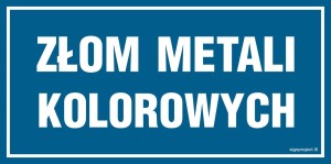 OA115 Złom metali kolorowych