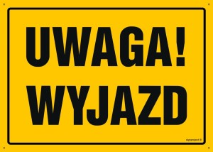 OA151 Uwaga! Wyjazd