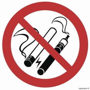 GB058 Zakaz palenia tytoniu i papierosów elektronicznych