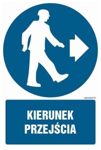 GL057 Kierunek przejścia w prawo
