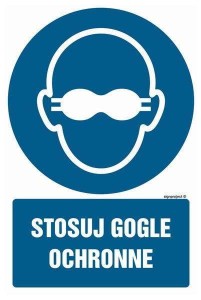 GL058 Stosuj gogle ochronne