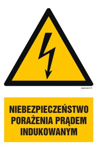 HA013 Niebezpieczeństwo porażenia prądem indukowanym