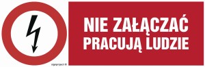 HD002 Nie załączać pracują ludzie