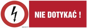 HD007 Nie dotykać