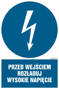 HE007 Przed wejściem rozładuj wysokie napięcie