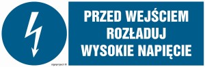 HF007 Przed wejściem rozładuj wysokie napięcie
