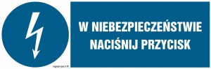 HF011 W niebezpieczeństwie naciśnij przycisk
