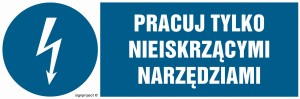 HF012 Pracuj tylko nieiskrzącymi narzędziami