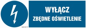 HF022 Wyłącz zbędne oświetlenie