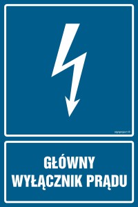 HG014 Główny wyłącznik prądu
