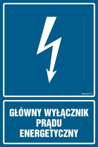 HG015 Główny wyłącznik energetyczny prądu