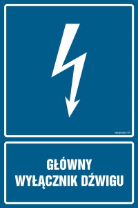 HG023 Główny wyłącznik dźwigu