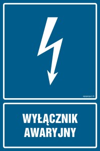 HG032 Wyłącznik awaryjny